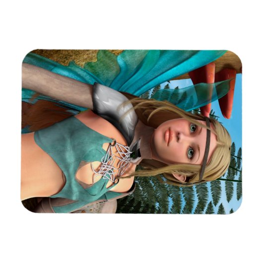 Fairy Butterfly Magnet (Horizontal)