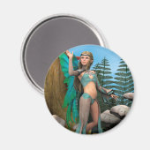 Fairy Butterfly Magnet (Vorderseite/Rückseite)