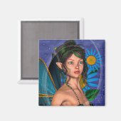 Fairy Butterfly Magnet (Vorderseite/Rückseite)