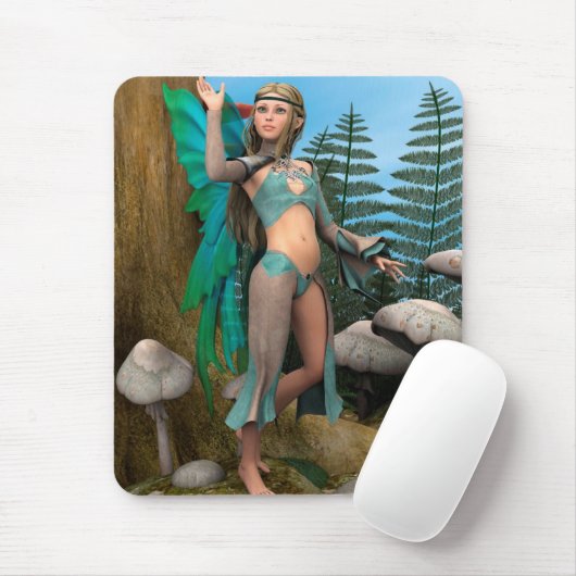 Fairy Butterfly Mousepad (Mit Mouse)