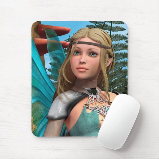 Fairy Butterfly Mousepad (Mit Mouse)