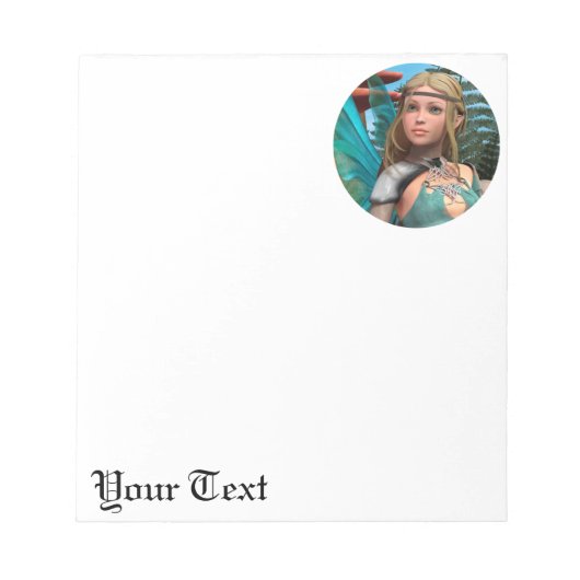 Fairy Butterfly Notizblock (Vorderseite)