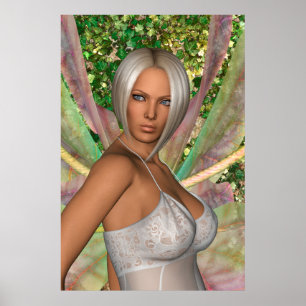 Fairy Butterfly Poster