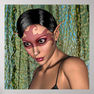 Fairy Butterfly Poster