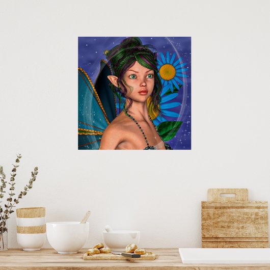 Fairy Butterfly Poster (Küche)