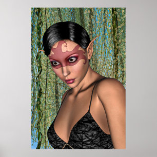 Fairy Butterfly Poster