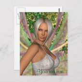 Fairy Butterfly Postkarte (Vorne/Hinten)