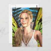 Fairy Butterfly Postkarte (Vorne/Hinten)