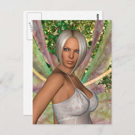 Fairy Butterfly Postkarte (Vorne/Hinten)