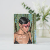 Fairy Butterfly Postkarte (Stehend Vorderseite)