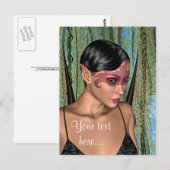 Fairy Butterfly Postkarte (Vorne/Hinten)