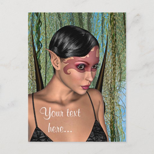 Fairy Butterfly Postkarte (Vorderseite)