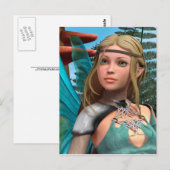 Fairy Butterfly Postkarte (Vorne/Hinten)