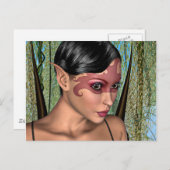 Fairy Butterfly Postkarte (Vorne/Hinten)