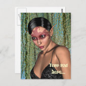 Fairy Butterfly Postkarte (Vorne/Hinten)