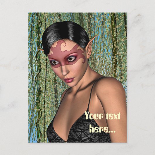 Fairy Butterfly Postkarte (Vorderseite)