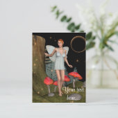 Fairy Butterfly Postkarte (Stehend Vorderseite)