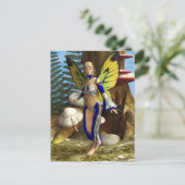 Fairy Butterfly Postkarte (Stehend Vorderseite)