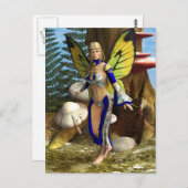 Fairy Butterfly Postkarte (Vorne/Hinten)