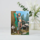 Fairy Butterfly Postkarte (Stehend Vorderseite)