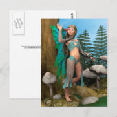 Fairy Butterfly Postkarte (Vorne/Hinten)