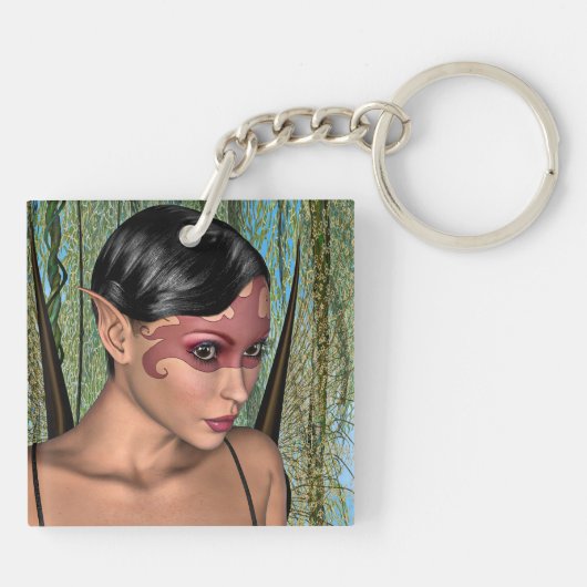 Fairy Butterfly Schlüsselanhänger (Rückseite)