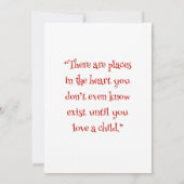 Fairy Butterfly Tee Rote Rose Babydusche Quotes Einladung (Rückseite)