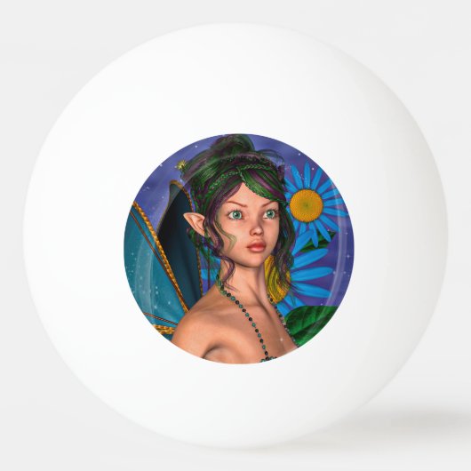 Fairy Butterfly Tischtennisball (Vorderseite)