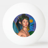Fairy Butterfly Tischtennisball (Rückseite)