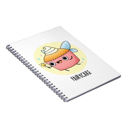 Fairy Cake Funny Cupcake Puff Notizblock (Rechte Seite)