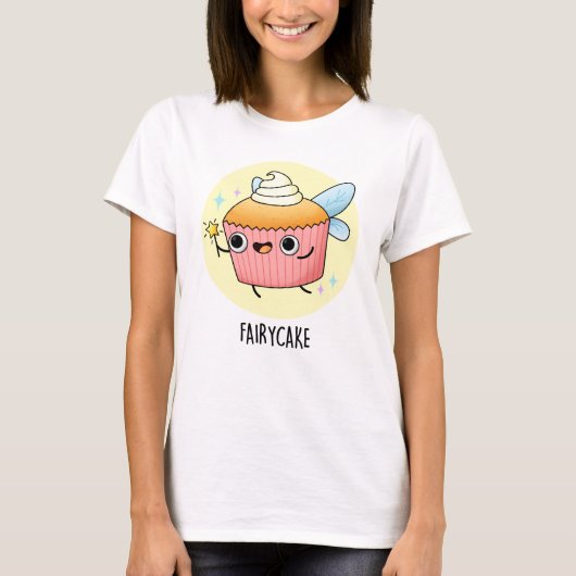 Fairy Cake Funny Cupcake Puff T-Shirt (Vorderseite)
