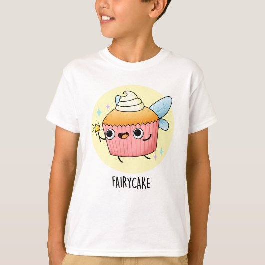 Fairy Cake Funny Cupcake Puff T-Shirt (Vorderseite)