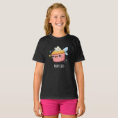 Fairy Cake Funny Cupcake Pun Dark BG T-Shirt (Vorne ganz)