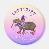 Fairy Capybara Magic Magnet (Vorne)