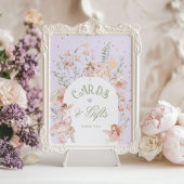 Fairy Cards and gifts Whimsical Purple Birthday Poster