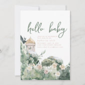 Fairy Castle Fantasy Baby Dusche Einladung (Vorderseite)