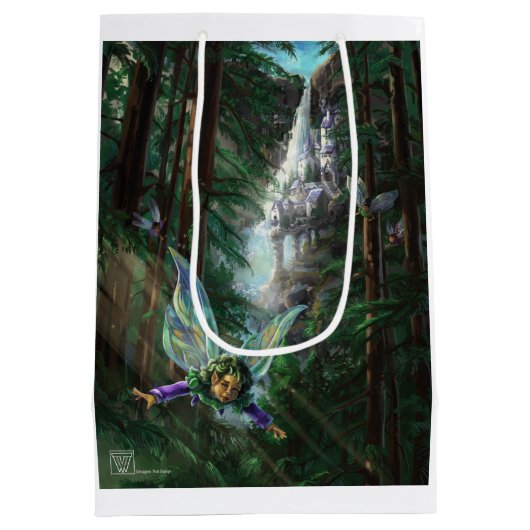 Fairy Castle Forest Mittlere Geschenktüte (Rückseite)