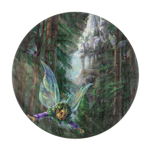 Fairy Castle Forest Schneidebrett (Vorderseite)