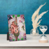 Fairy Castle mit Hummingbird Plaque Fotoplatte (Seite)