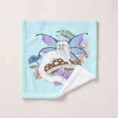 Fairy Cat Badhandtuch Set (Waschlappen)