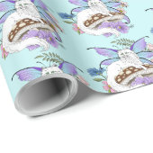 Fairy Cat Geschenkpapier (Rolleneckpunkt)