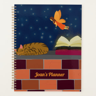 Fairy Cat & Glowbook - Magischer Buchziegel Planer