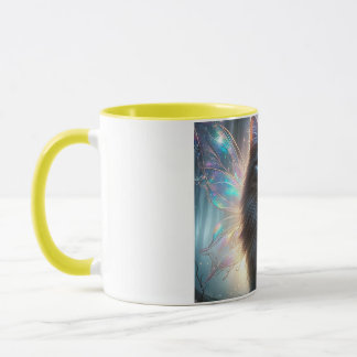 Fairy Cat inspired by Irish Folklore Cait Sìth  Tasse