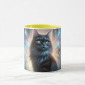 Fairy Cat inspired by Irish Folklore Cait Sìth  Tasse (Zentrum)