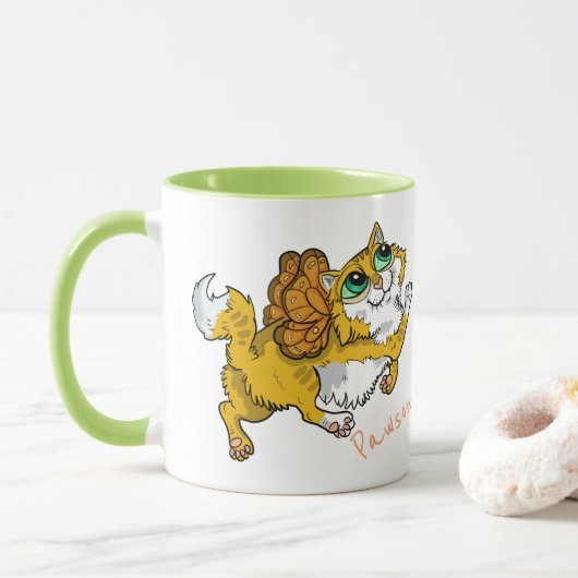 Fairy Cat Pawsome! Tasse (Mit Donut)