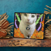 Fairy Cat Plaque Fotoplatte (Seite)