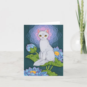 Fairy Cats Affirmation niedlich Cat Mindfulness Ca Dankeskarte