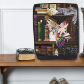 Fairy Cats Books Library Fantasy Rucksack