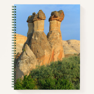 Fairy Chimneys bei Sunset Notizblock