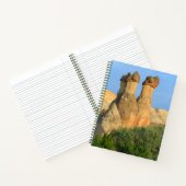 Fairy Chimneys bei Sunset Notizblock (Innenseite)